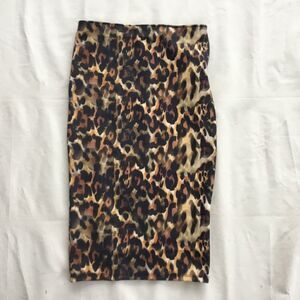 Zara pencil skirt animal print size 5